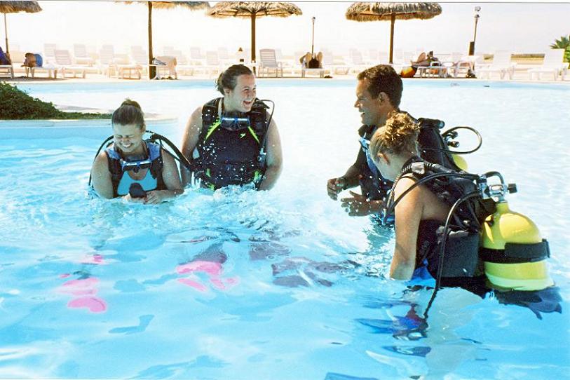 First-time-diving
