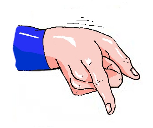 Pointing at